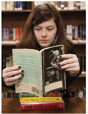 Reading. Something Oliva Fletcher may be found doing quite a bit. English teacher Pam Gower thinks Fletcher's strength as a reader is her joy for reading."She enjoys it so much that she seeks out books that will keep her interest," Gower said. 