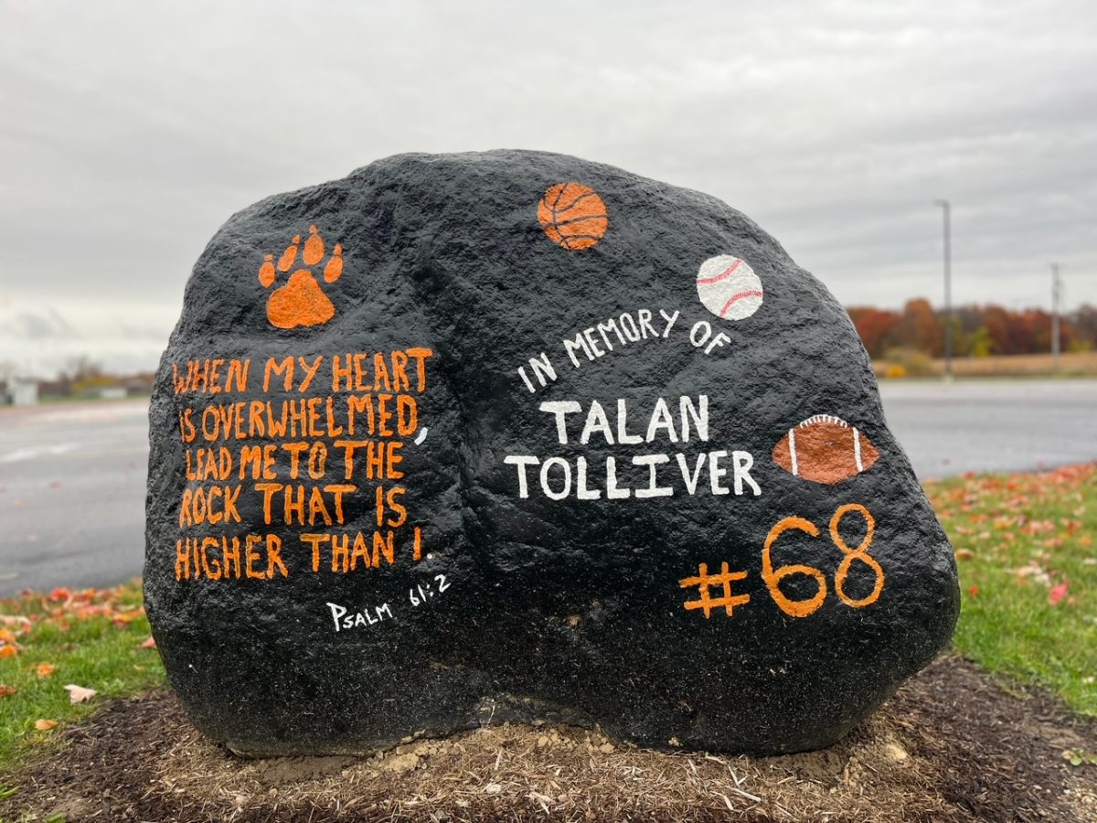 Since Talan’s passing in 2021, the rock has remained painted in his 
honor.